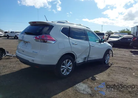 2016 Nissan Rogue Sv z USA, uszkodzony, nr VIN 5N1AT2MV9GC833376